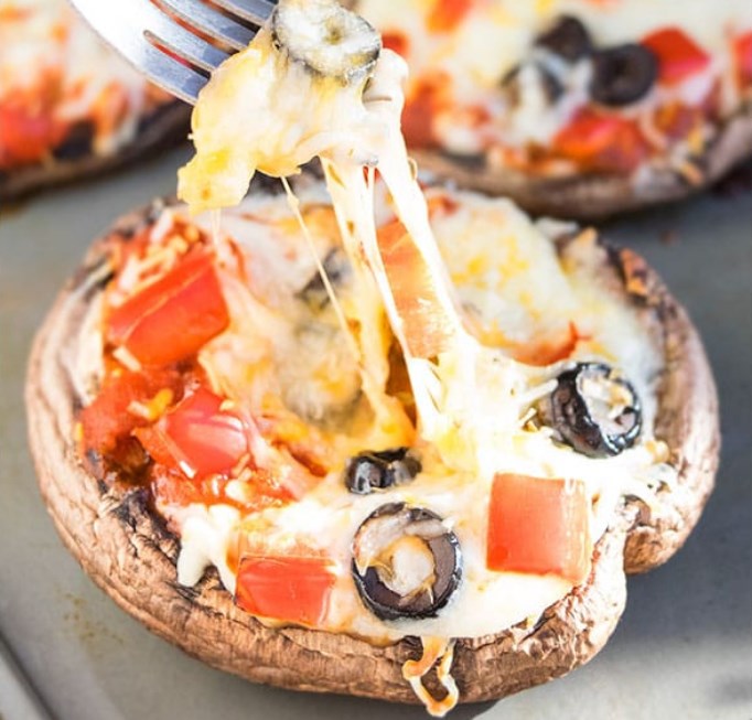 Portobello Mushroom Pizza