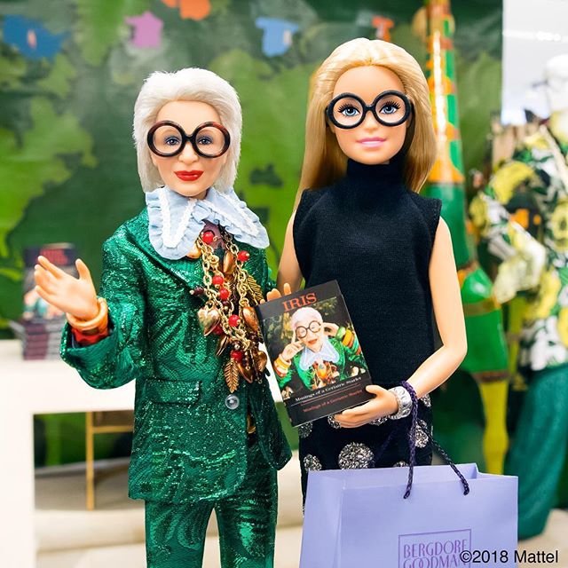 Satchel: Barbie Doll Iris Apfel Wears Gucci Ready-to-Wear Spring 2016 At  Bergdorf Goodman
