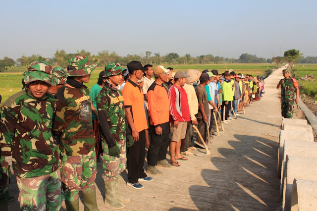 TMMD Kodim Klaten Sukses , Berkat Bantuan Semua elemen Masyarakat  