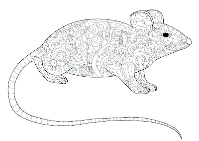 Desenhos de Ratos para colorir