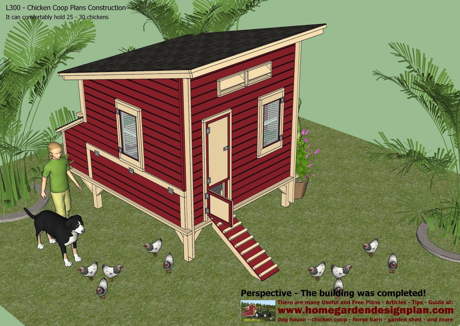  Chicken Coop Plans Construction - Chicken Coop Design - How To Build A