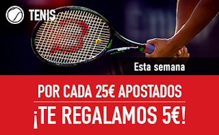 sportium promocion Tenis cada 25€ apostados te damos 5€ 5-11 marzo sportium promocion Tenis cada 25€ apostados te damos 5€ 5-11 marzo