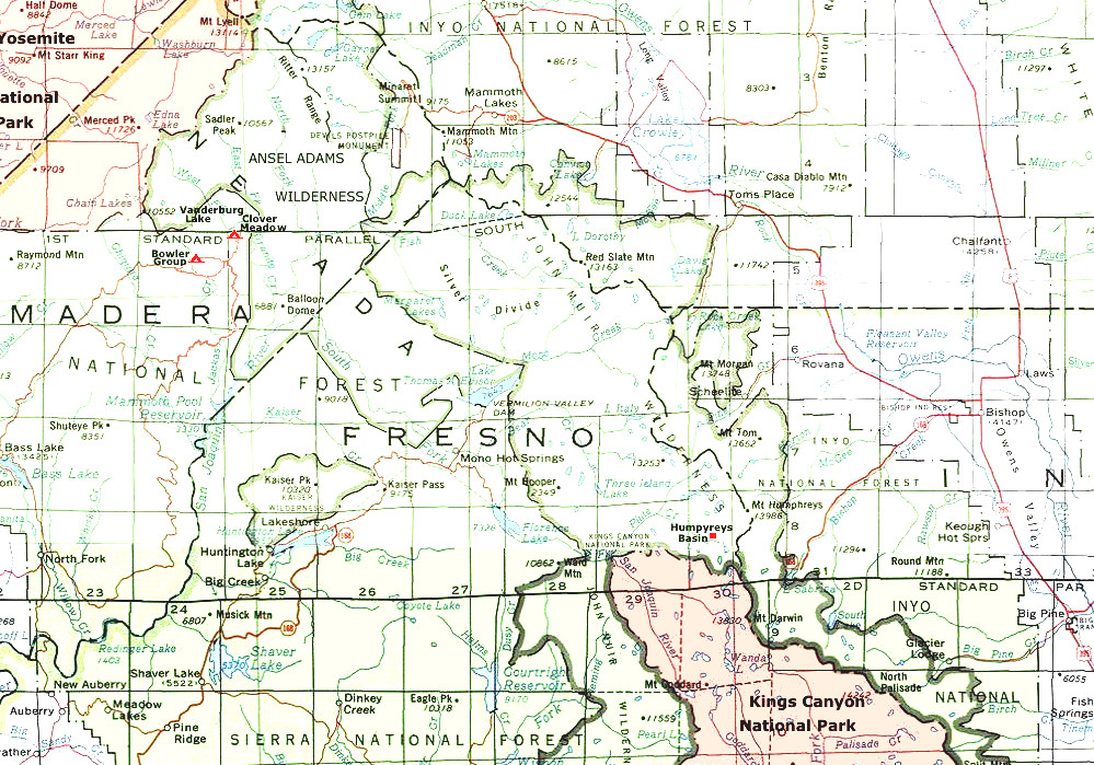 Stanislaus National Forest Stanislaus Forest Map