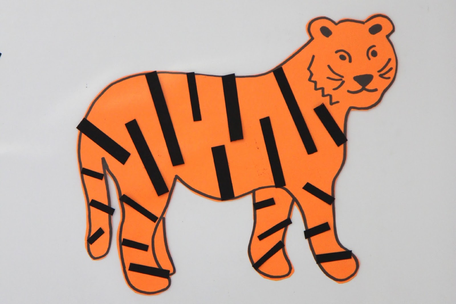 Toddler Approved!: Sticky Tiger Craft for Kids