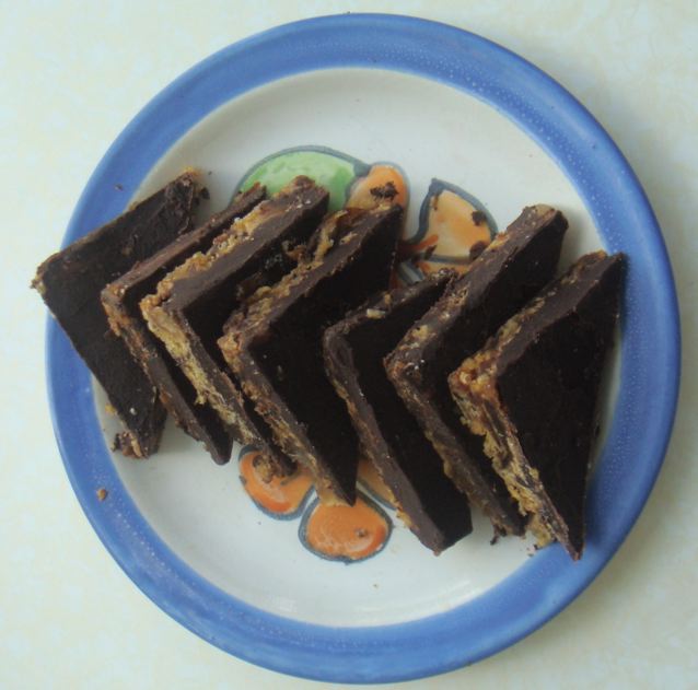 So So Simple Food Decadent Date and Ginger Chocolate Slice Divine