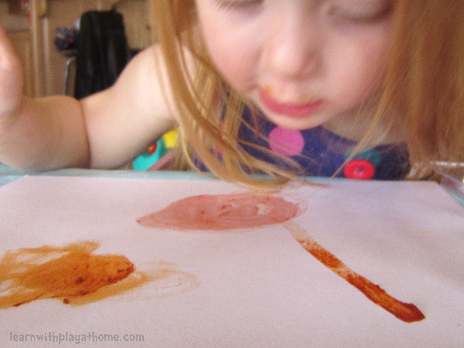 Learn with Play at Home Painting with Seasoning and Spices. Sensory