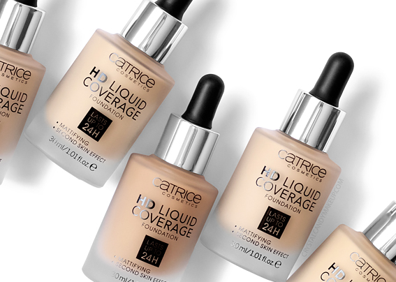 Catrice HD Liquid Coverage Foundation - Makeup Blog Review + Swatches