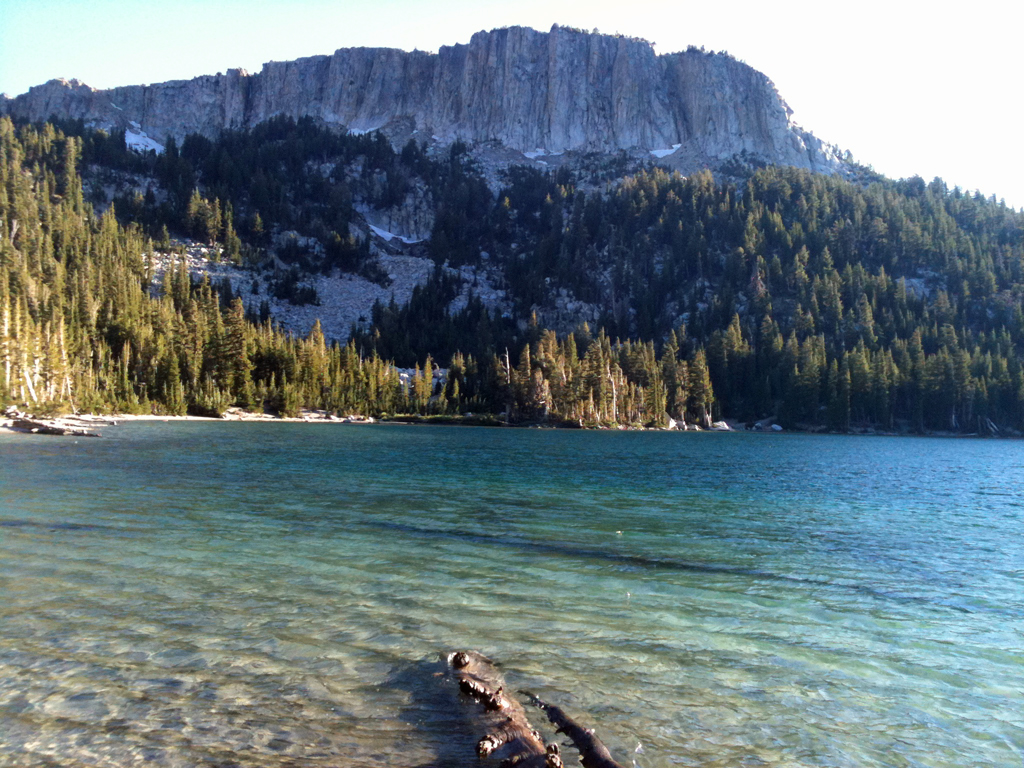 Open Air and Sunshine Beautiful Beaches at McLeod Lake Mammoth Lakes, CA