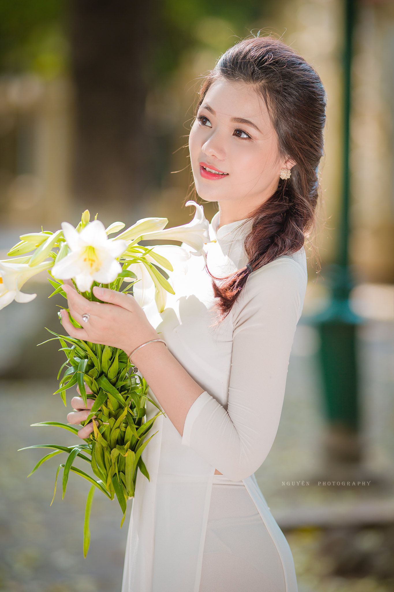 Tuyển tập girl xinh gái đẹp Việt Nam mặc áo dài đẹp mê hồn #39 - 13