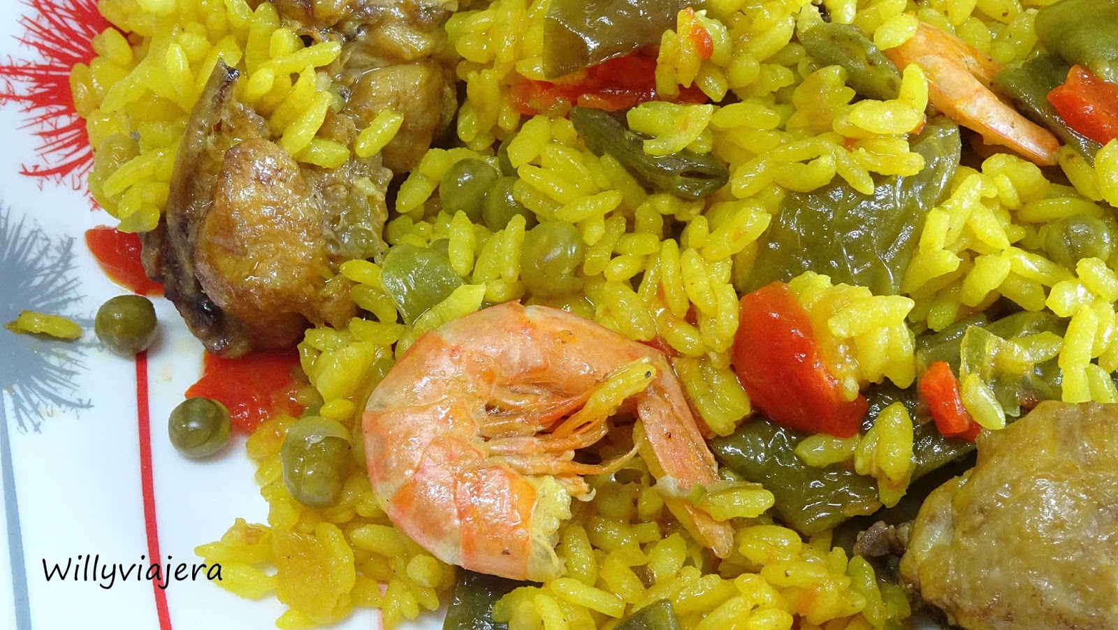 WILLYVIAJERA PURI Paella de pollo (En olla exprés)