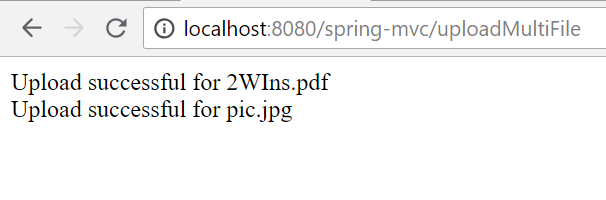 Spring MVC multiple files upload