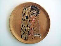 Annapia Sogliani ceramic Klimt il bacio