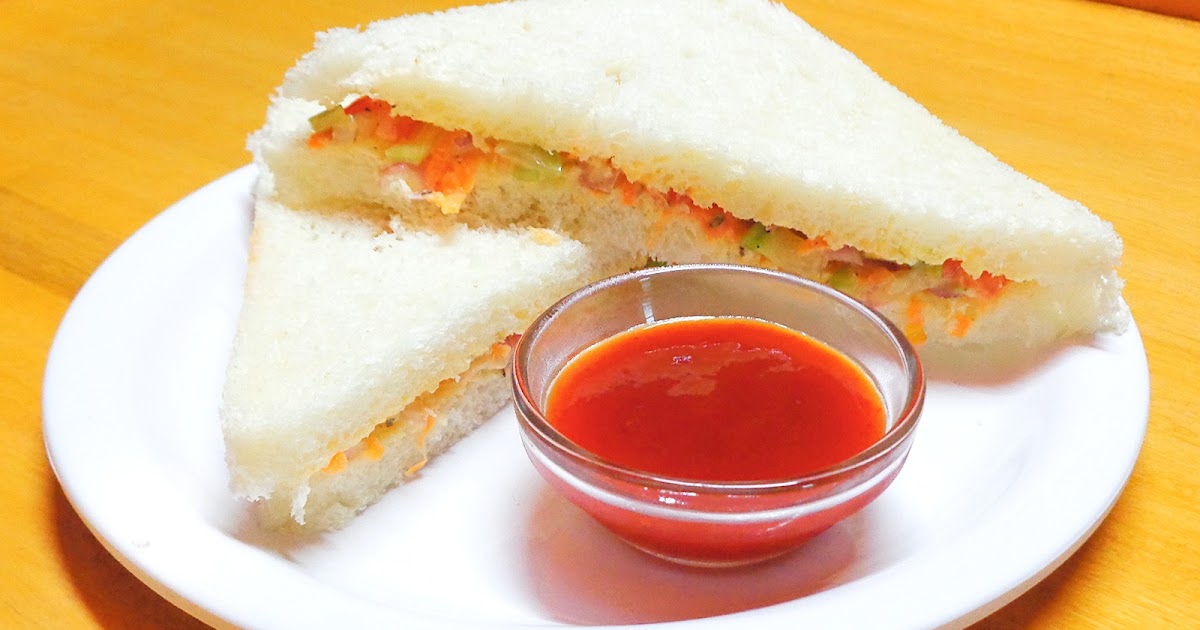 The Food Factree Food Blog Veg mayonnaise sandwich recipe how to