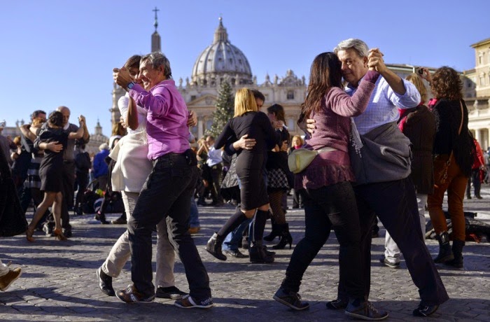 mass tango dance pope francis birthday