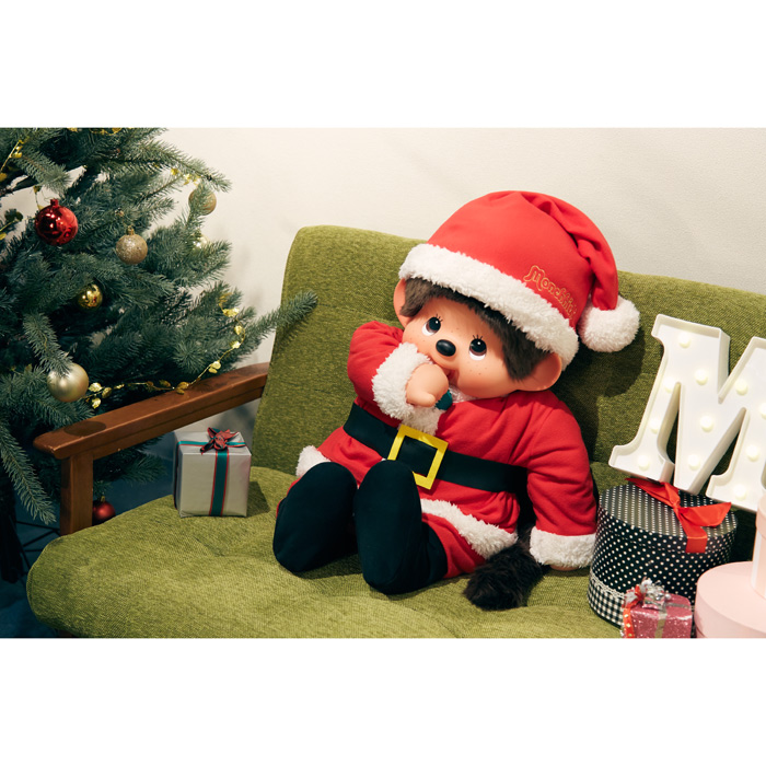 Kiki Planet: Un Monchhichi 2L en tenue de Père-Noël au Japon