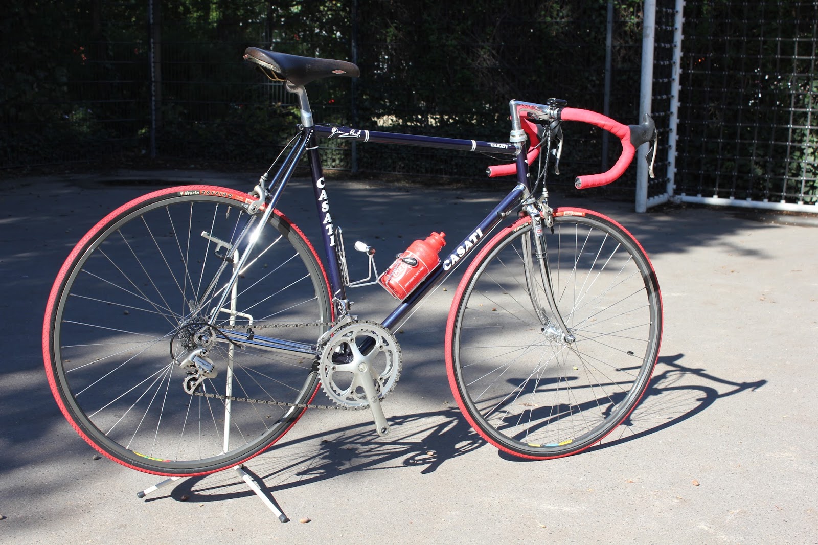Pédales Automatiques Look Carbon Rouges - Pour Vélo De Route, Course - Occasion France