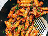 crispy honey chilli potatoes – so easy to make at home!