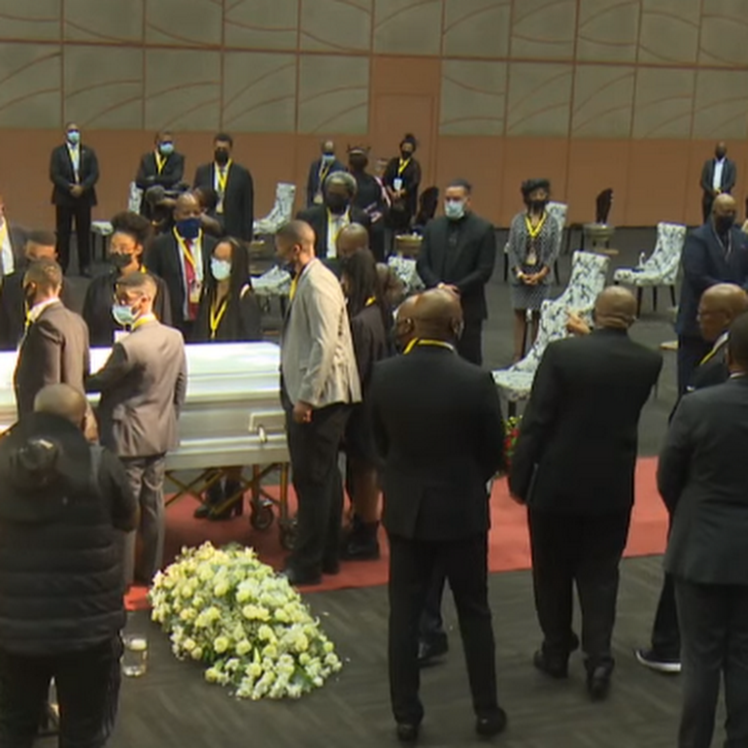 Nelli Tembe funeral pictures