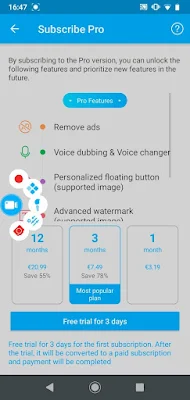 تطبيق Super Screen Recorder للأندرويد, تطبيق Super Screen Recorder مدفوع للأندرويد, Super Screen Recorder apk paid