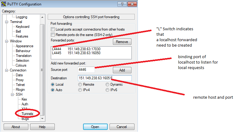 Techno Terminal: Tunneling with Local Port Forwarding
