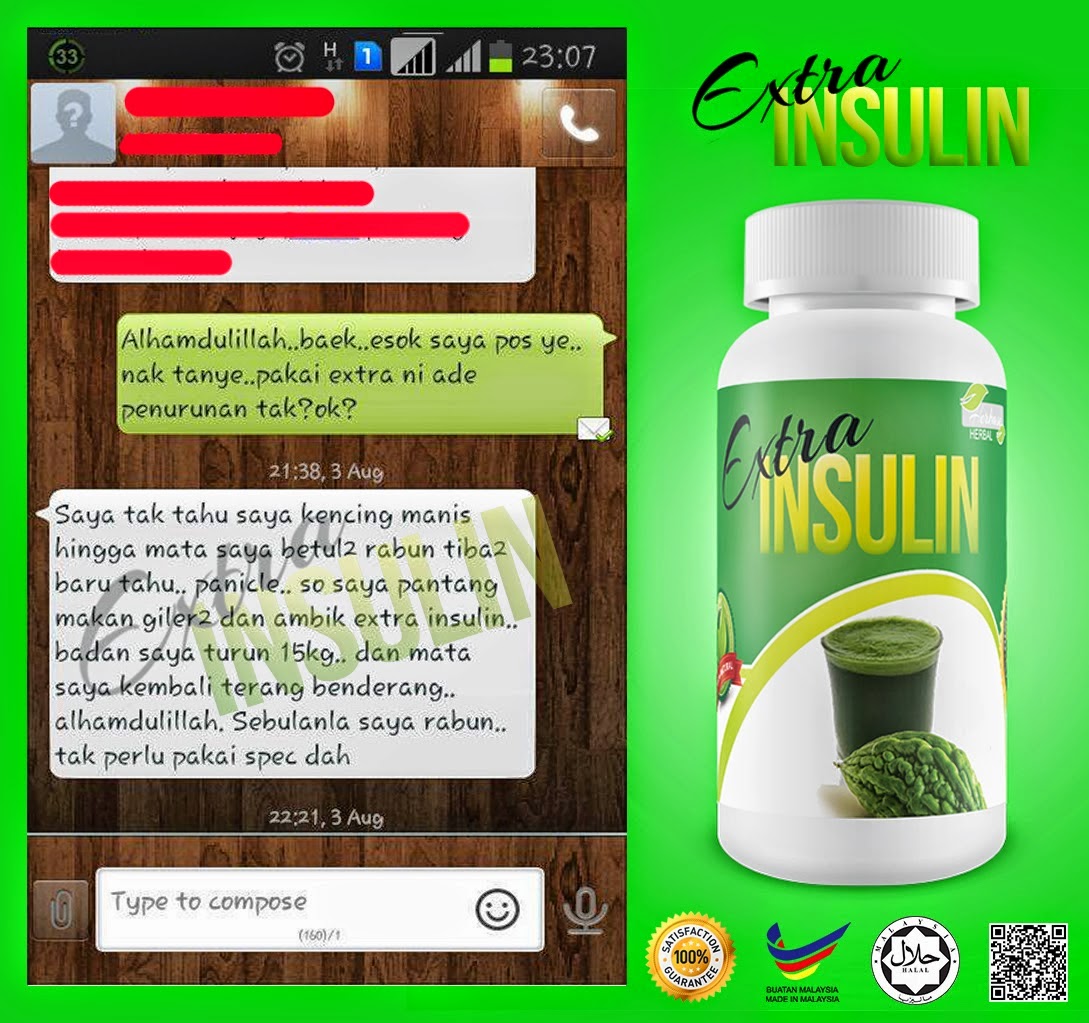 Ubat Kencing Manis Berkesan ~ Extra Insulin