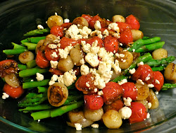 The No Pressure Cooker: Asparagus with Balsamic Tomatoes