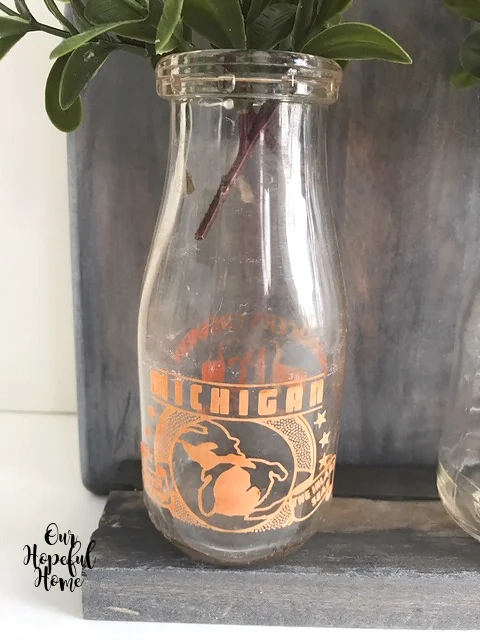 Producer's Creamery Benton Harbor MI vintage milk bottle