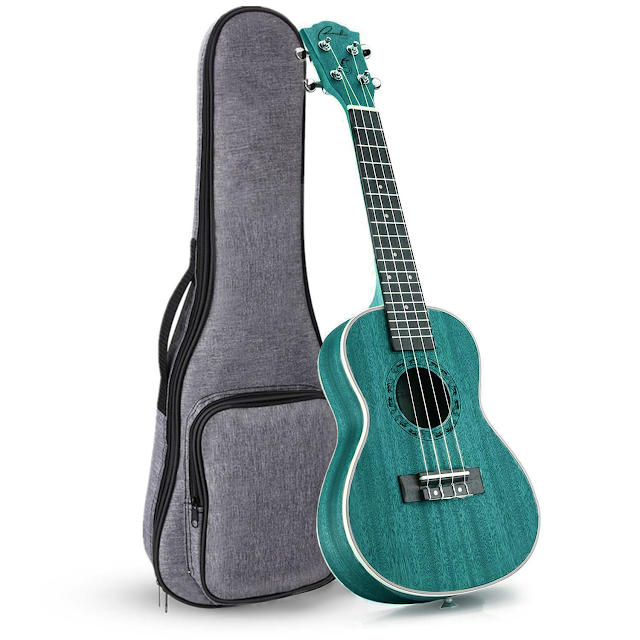 Ranch Starry Blue Concert Ukulele