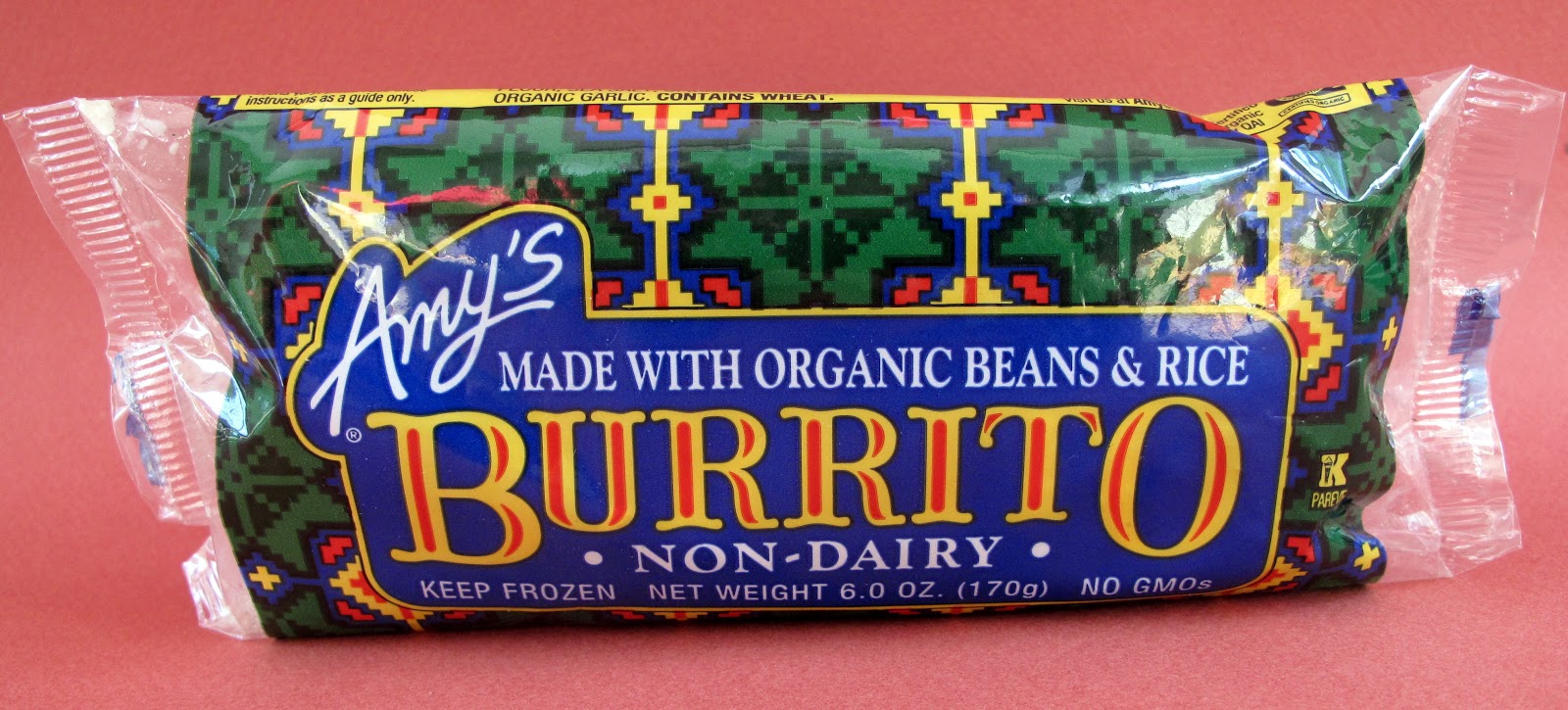 The Laziest Vegans in the World Amy's Organic Beans & Rice Burrito