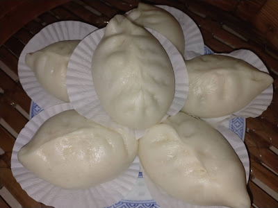 Oval Shape Pleated Steamed Paus-Kimmy Recipe