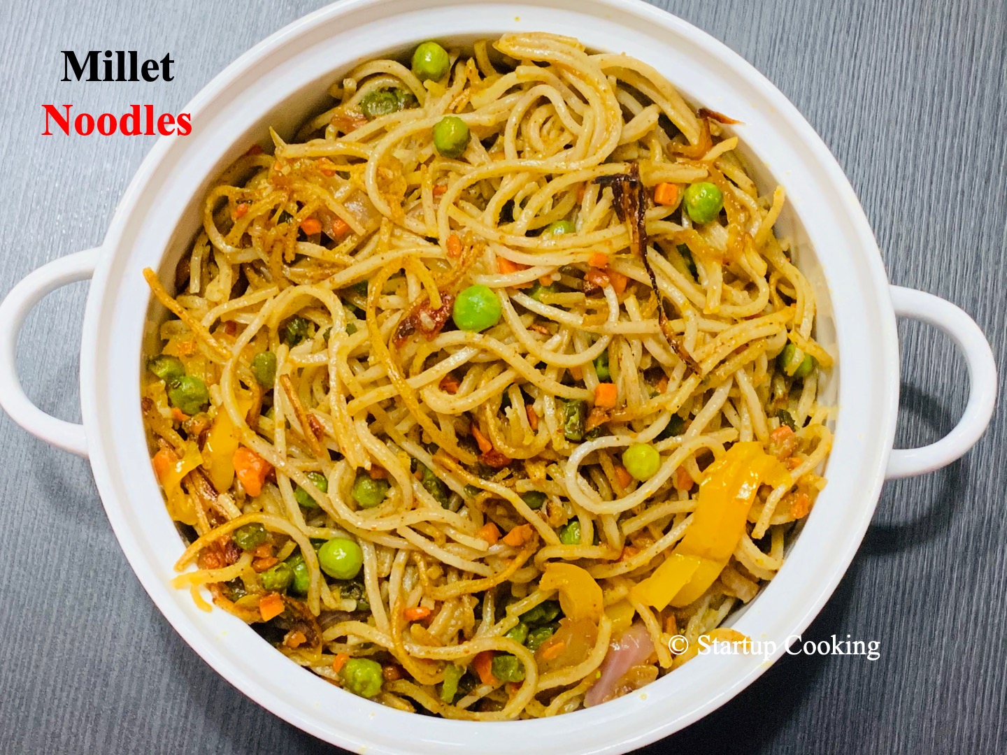 Millet Noodles Recipe Vegetable Millet Noodles Navadhaniyam Noodles