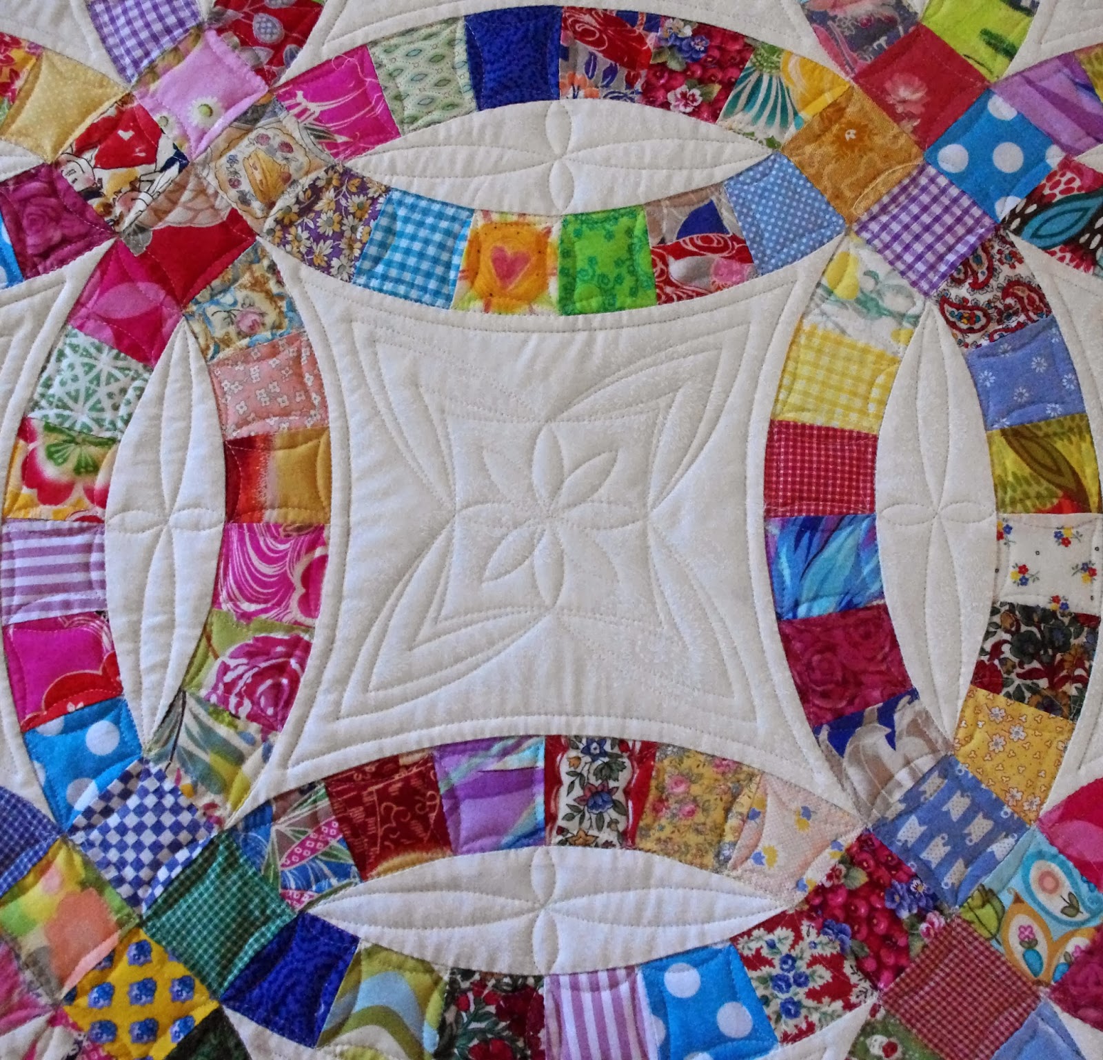 Wedding Ring Quilt Love This Wedding Ring Quilt That Was A Wedding Gift ...