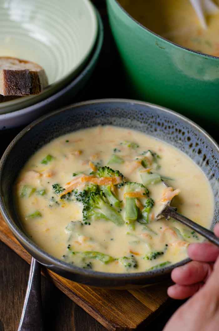 broccoli and cheese soup recipe