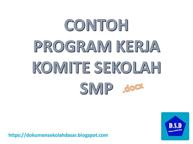 Doc Contoh Program Kerja Komite Sekolah SMP