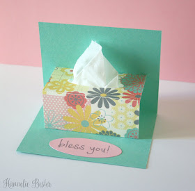 tissue box popup card