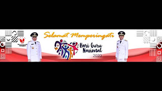 spanduk banner hari guru nasional