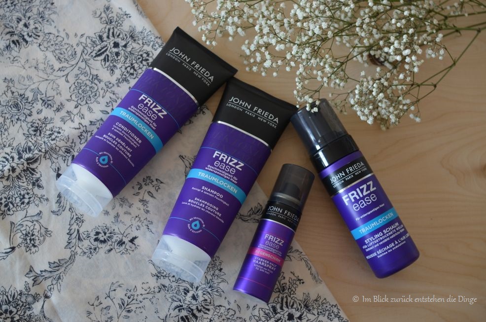 Im Blick Zuruck Entstehen Die Dinge Review John Frieda Frizz Ease Pflegeserie