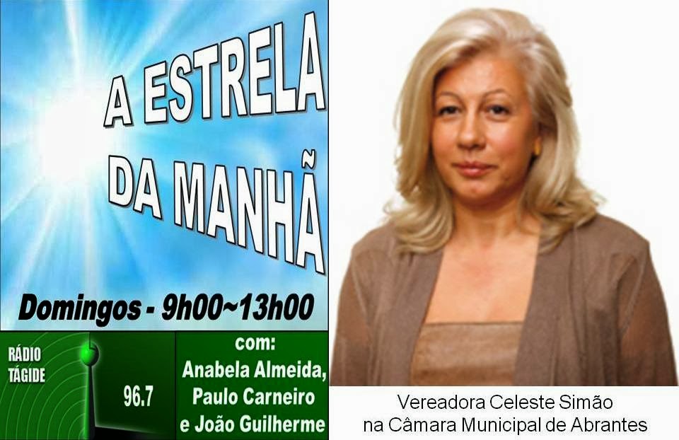 "A ESTRELA DA MANHÃ": VEREADORA CELESTE SIMÃO CONVIDADA NO PROGRAMA "A