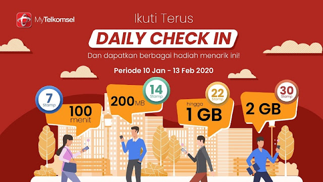 Cara Mendapatkan Internet Gratis 2GB dari Telkomsel Terbaru 2020