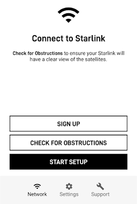 Starlink check for obstructions