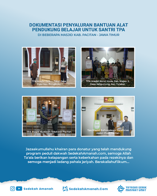 Sedekah Amanah - Program Peduli Dakwah Sedekah Amanah - Program Peduli Dakwah
