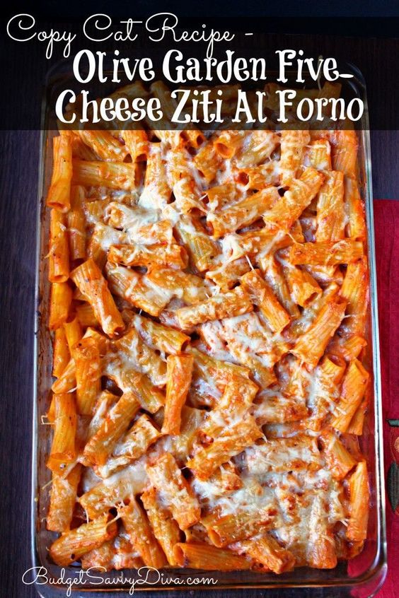 COPY CAT RECIPE – OLIVE GARDEN FIVE-CHEESE ZITI AL FORNO #recipes #dinnerrecipes #goodfastrecipes #goodfastrecipesfordinner #food #foodporn #healthy #yummy #instafood #foodie #delicious #dinner #breakfast #dessert #lunch #vegan #cake #eatclean #homemade #diet #healthyfood #cleaneating #foodstagram COPY CAT RECIPE – OLIVE GARDEN FIVE-CHEESE ZITI AL FORNO #recipes #dinnerrecipes #goodfastrecipes #goodfastrecipesfordinner #food #foodporn #healthy #yummy #instafood #foodie #delicious #dinner #breakfast #dessert #lunch #vegan #cake #eatclean #homemade #diet #healthyfood #cleaneating #foodstagram