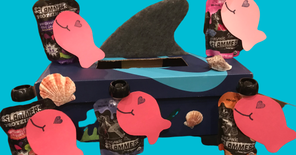 DIY Shark Valentine's Day Box ~ Dallas Mom Blog and Fort Worth Mom