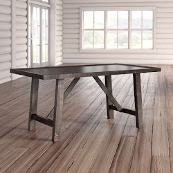 gilberto wood acacia solid table dining laurel foundry farmhouse modern kitchen