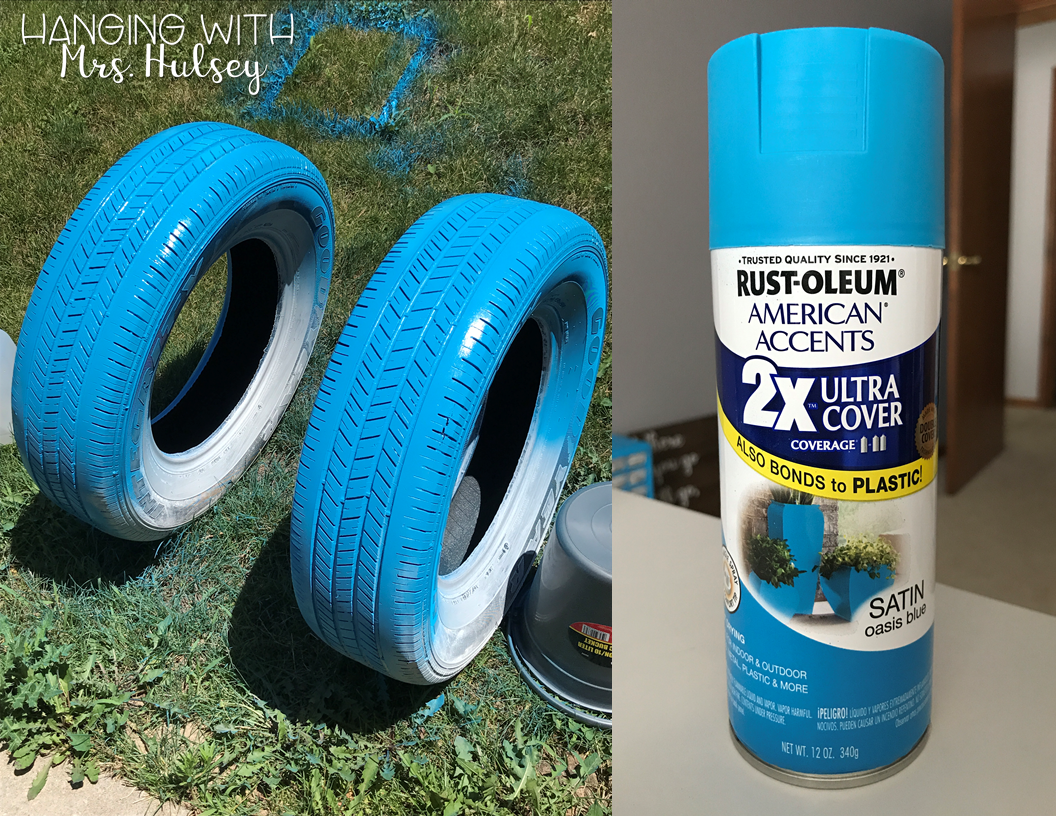 DIY Tire Seats Hanging with Mrs. Hulsey