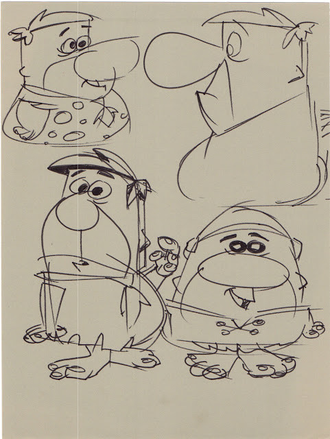 John K Stuff: Flintstone Inspired Sketches