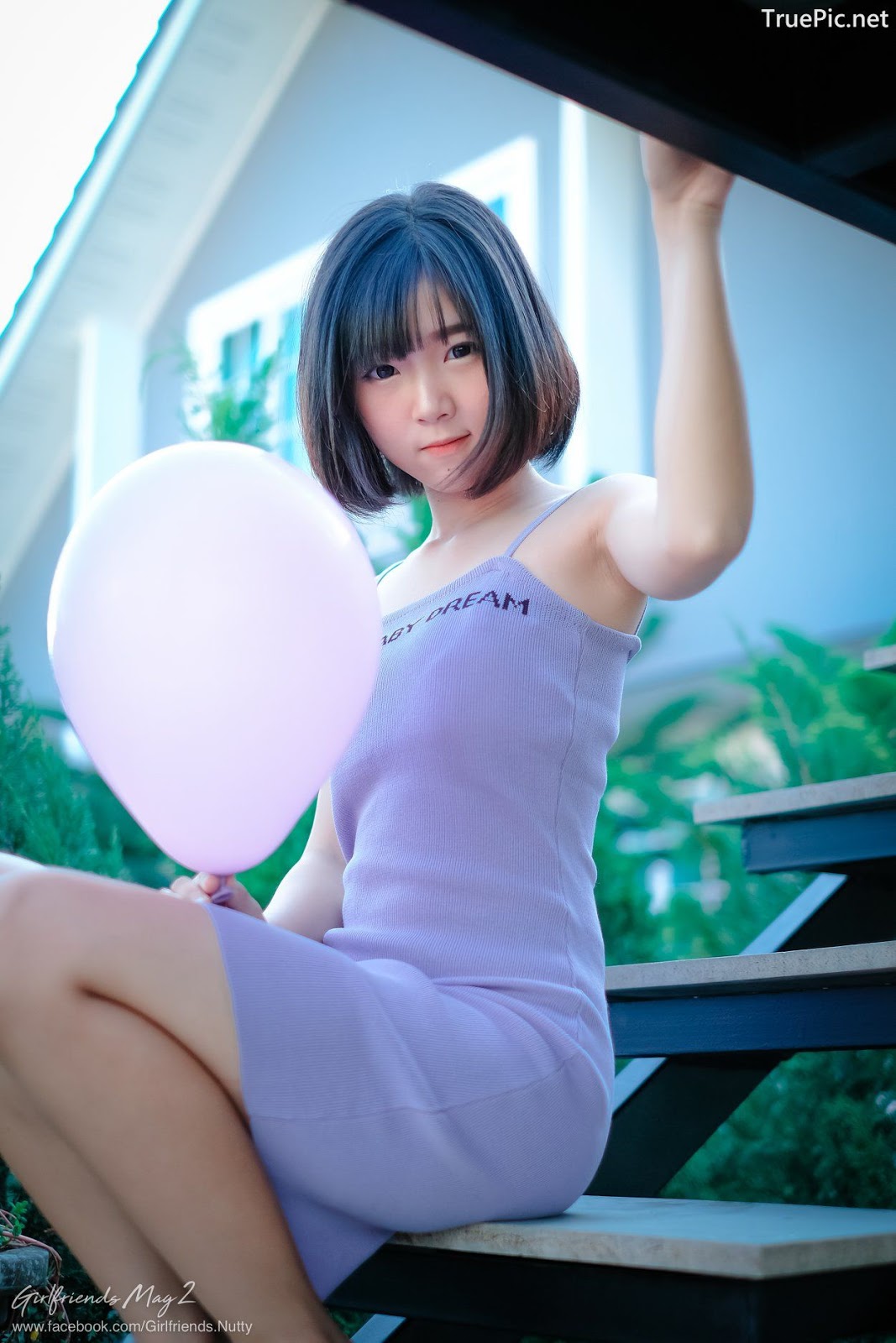 Image Thailand Model - Pakkhagee Arkornpattanakul - Purple Balloon - TruePic.net - Picture-24