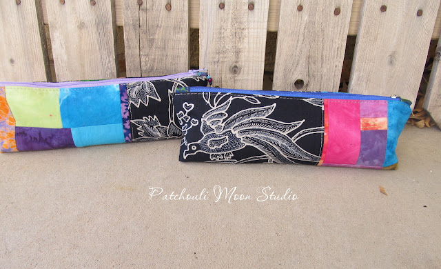 Patchouli Moon Studio~ Zippered Pencil Pouches
