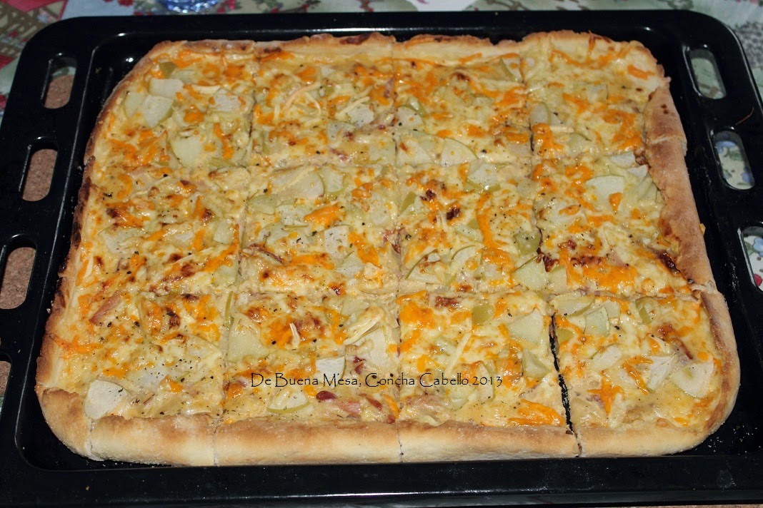Pizza Granny Smith Pizza 7 Quesos