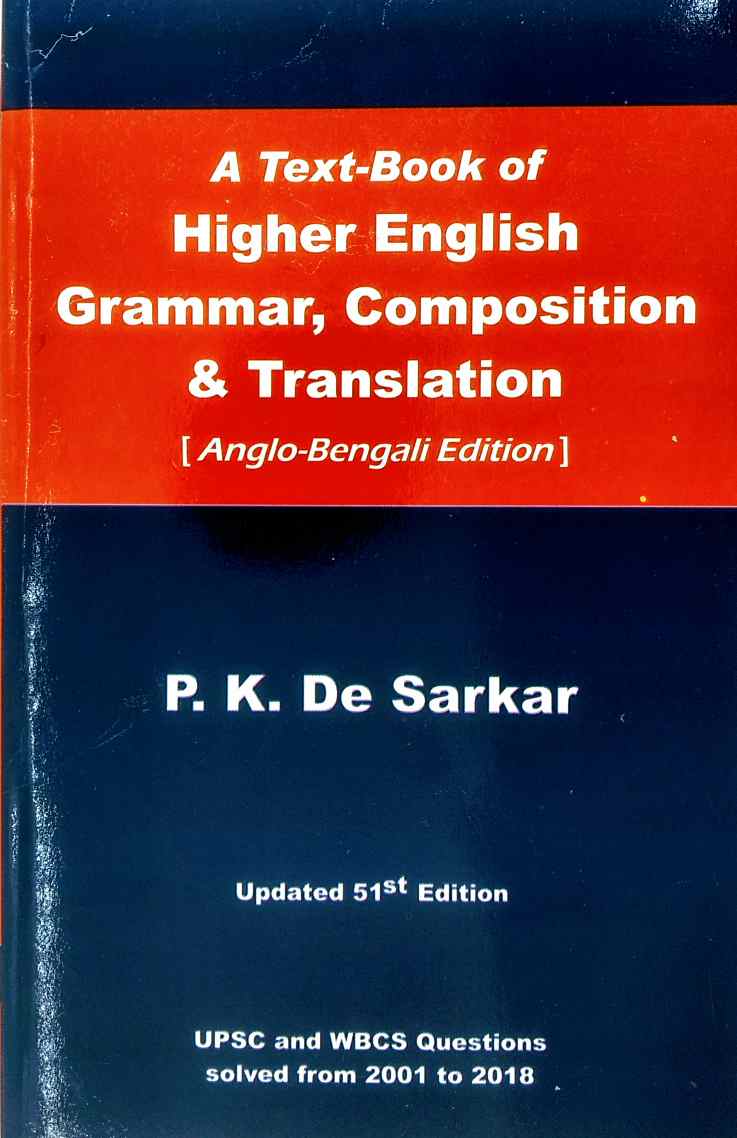 English Grammar & Translation by P K De Sarkar PDF Download P. K. De